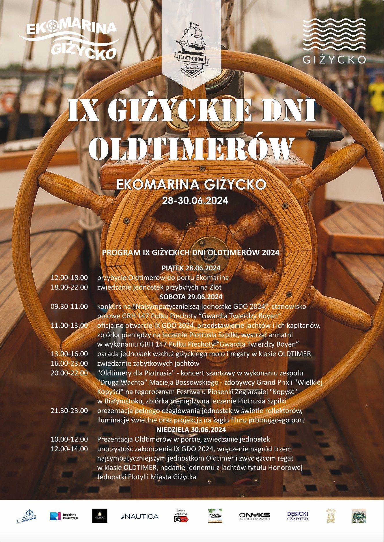 IX Giżyckie Dni Oldtimerów 28-30.06 Ekomarina