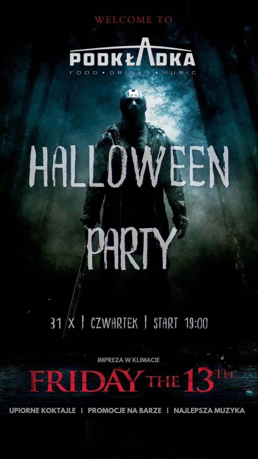 Halloween Party, 31.10.2024, 19.00,  Podkładka RestoBar