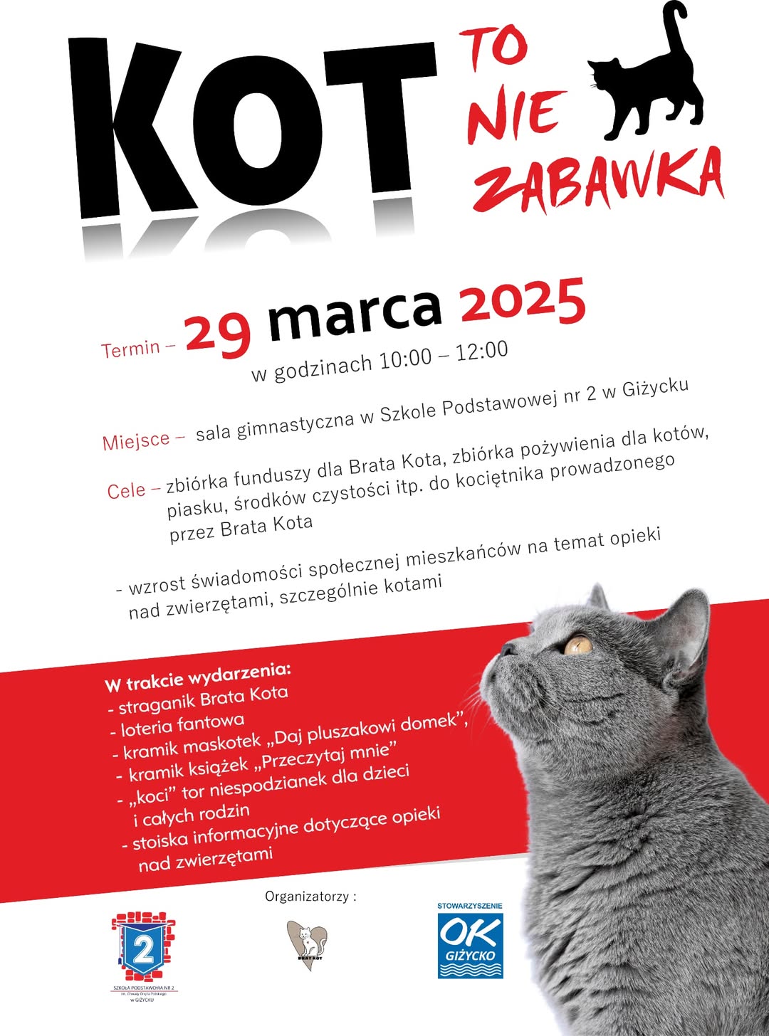 Kot to nie zabawka, 29.03.2025, Sp2 w Giżycku