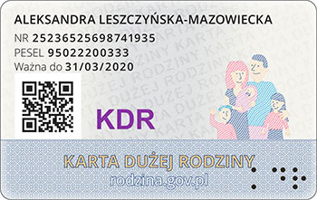 Karta dużej rodziny