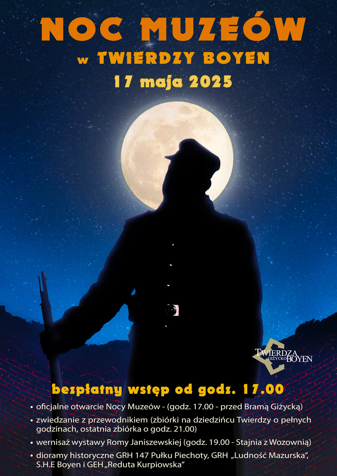 Noc Muzeów 2025 w Twierdzy Boyen