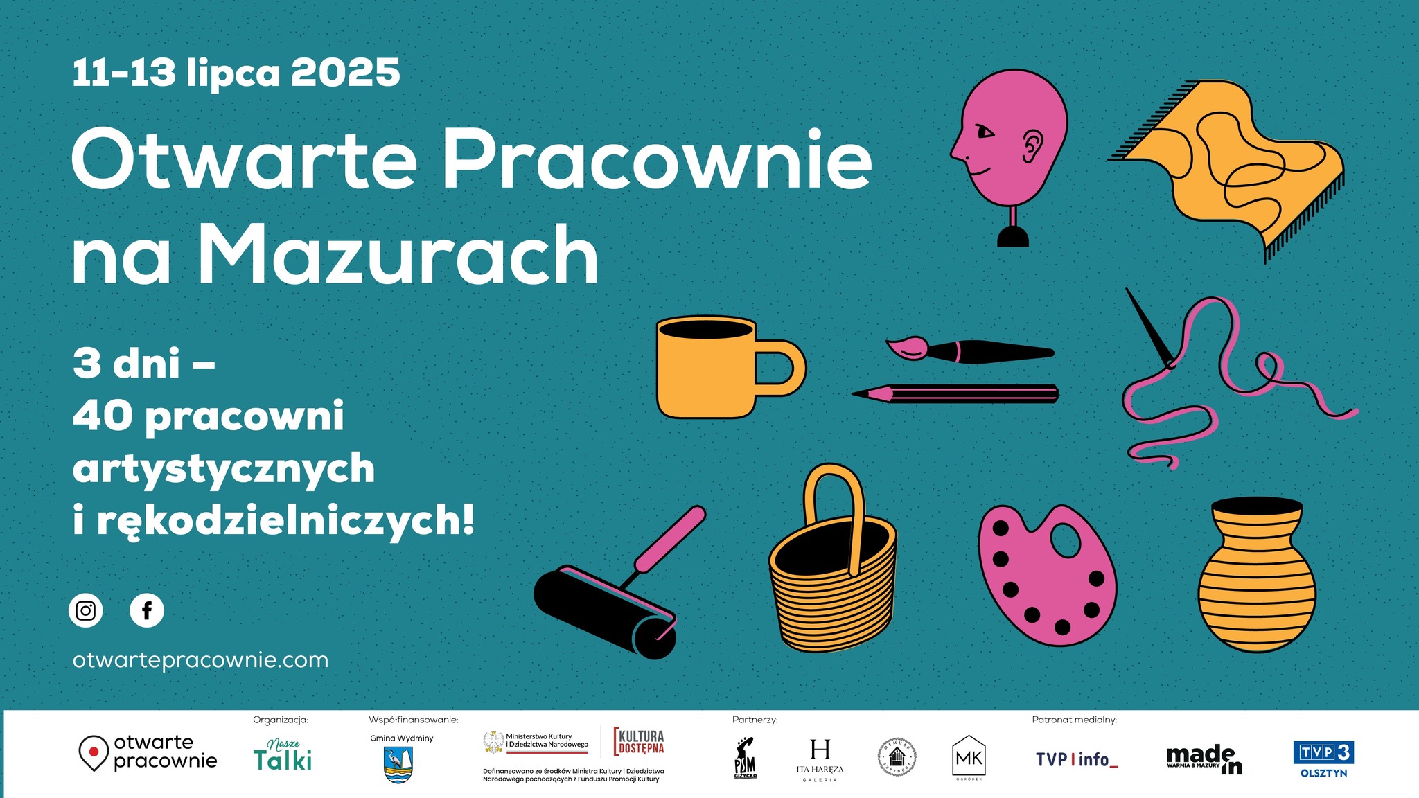 Otwarte Pracownie na Mazurach 2025 – weekend ze sztuką w sercu regionu