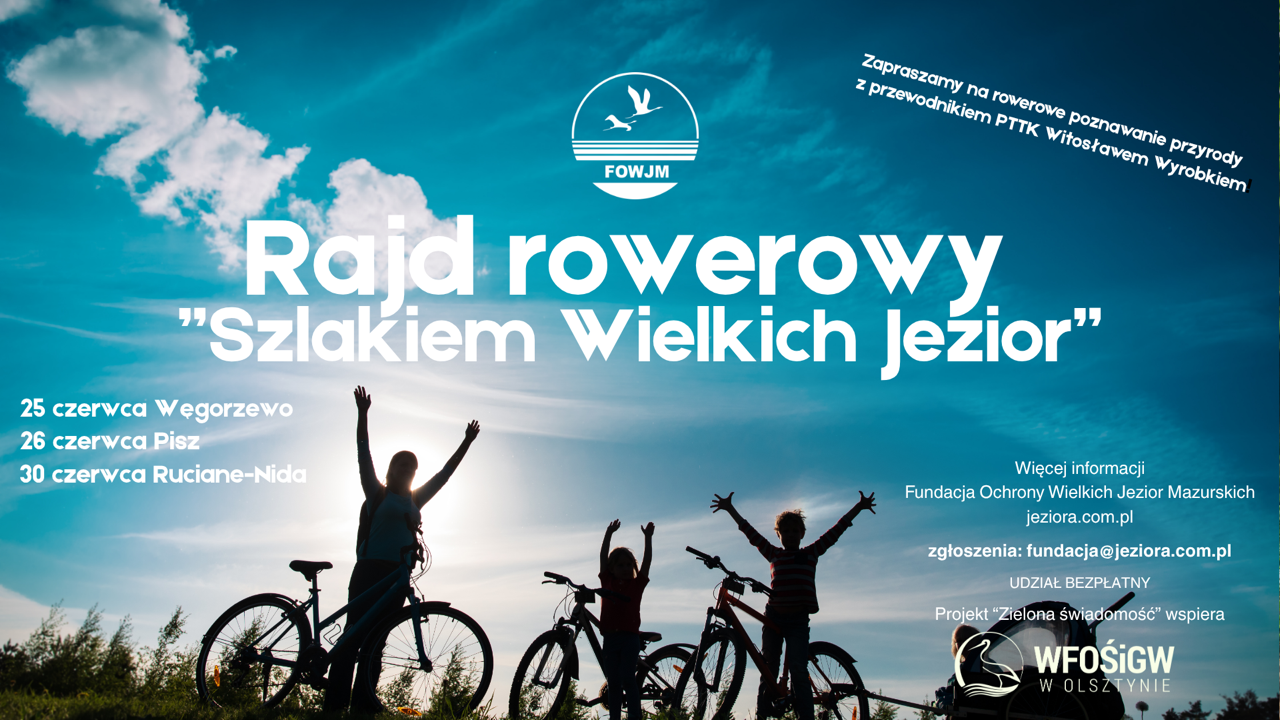 Rajd rowerowy „Szlakiem Wielkich Jezior” – Pisz, 26 czerwca 2025