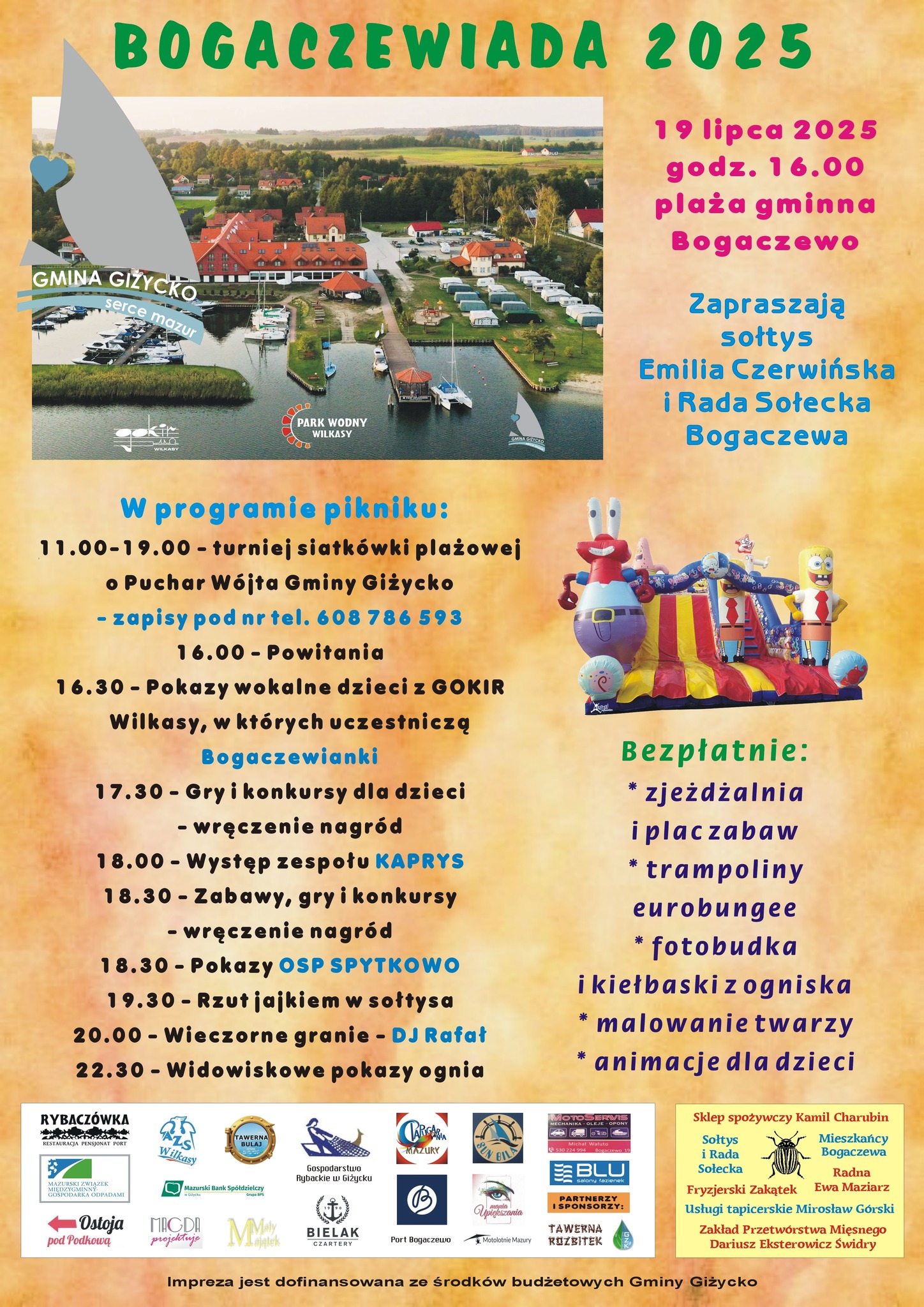 Bogaczewiada 2025 – piknik rodzinny nad jeziorem