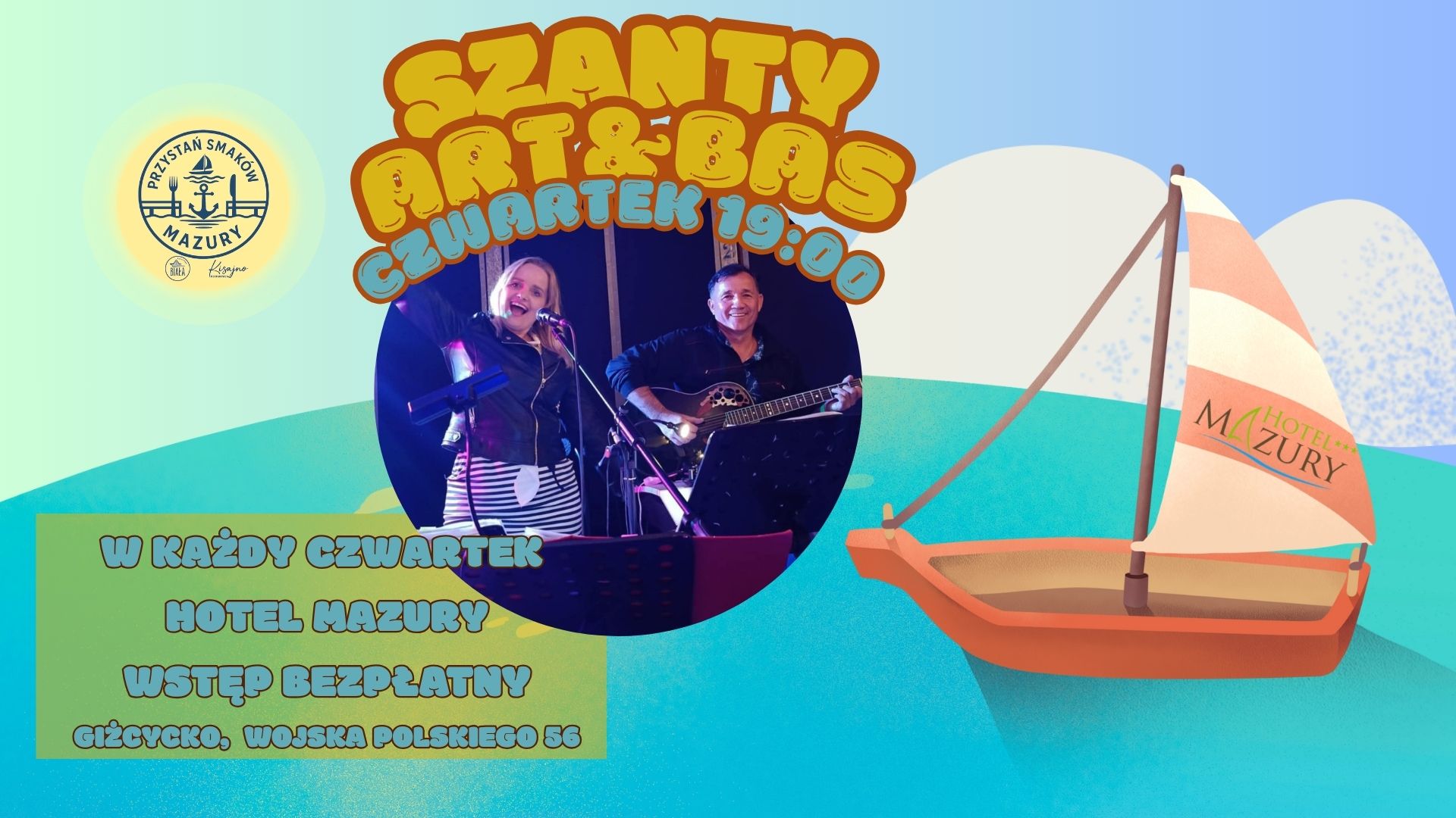 Szanty z zespołem ART&BAS w Hotelu Mazury