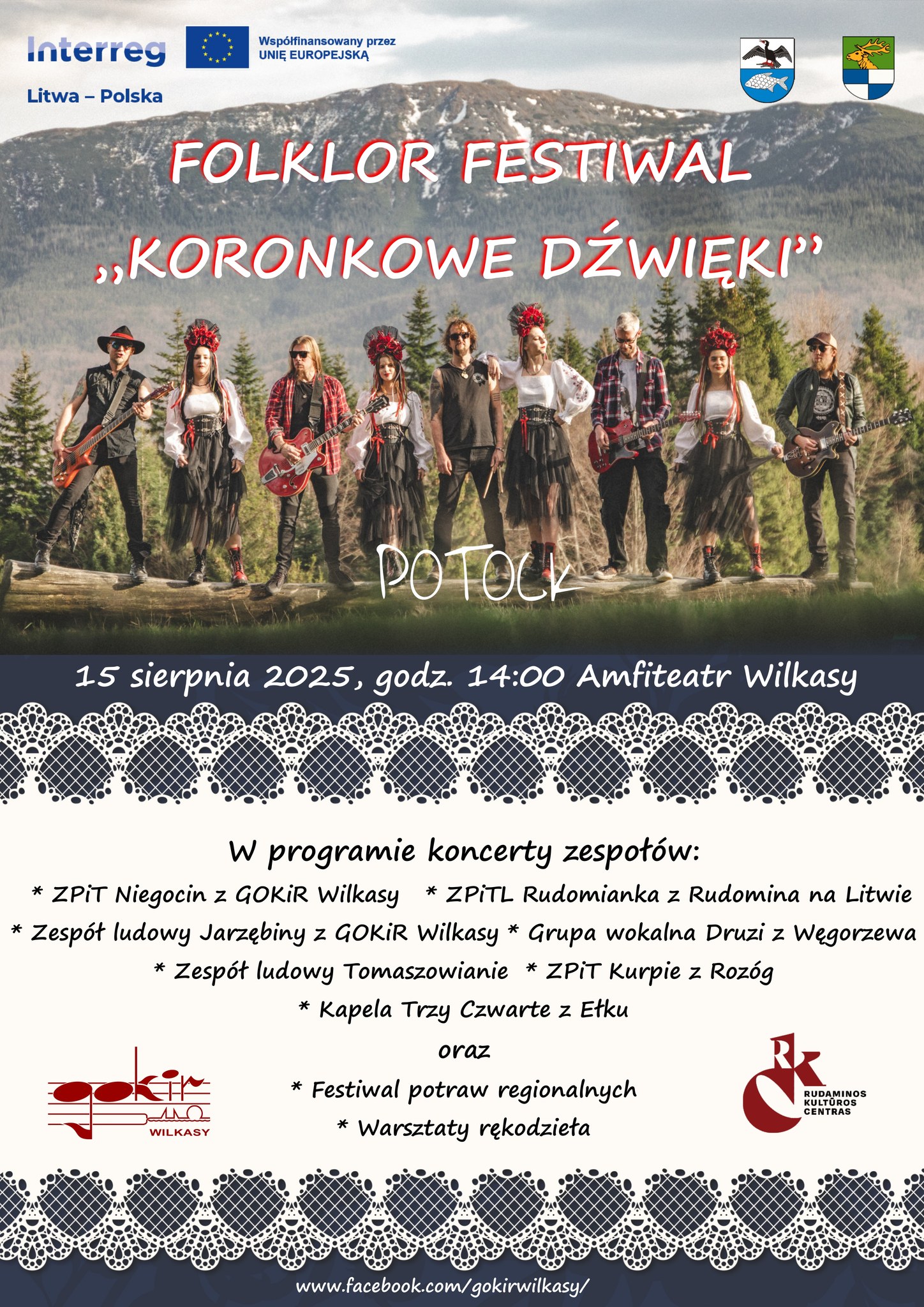 Folklor Festiwal „Koronkowe Dźwięki” w Wilkasach