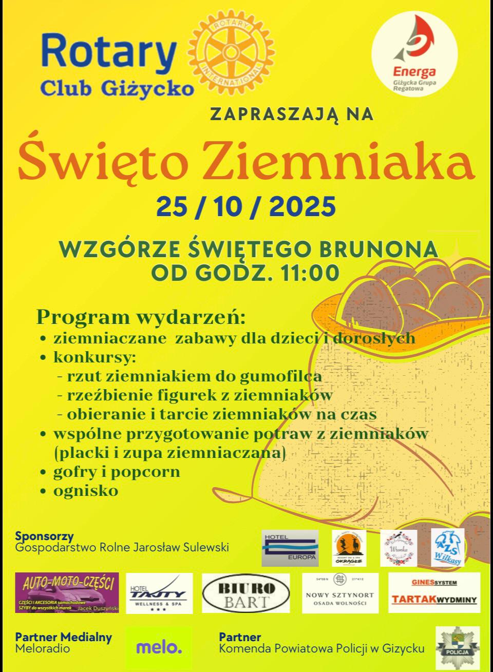 Święto Ziemniaka 2025 na Wzgórzu Świętego Brunona