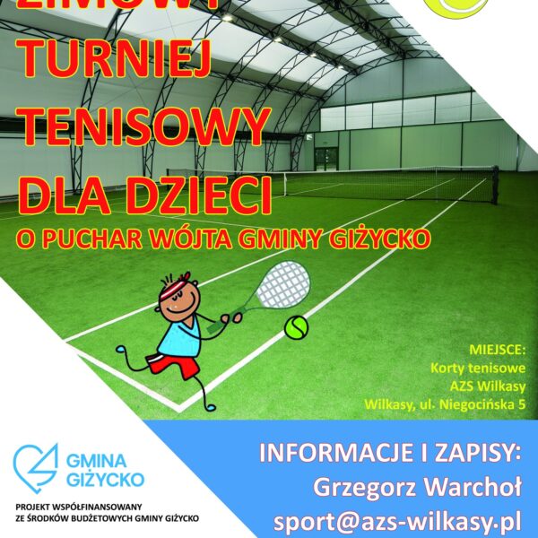 Zimowy Turniej Tenisowy w AZS Wilkasy – sportowe emocje już 13–14 grudnia