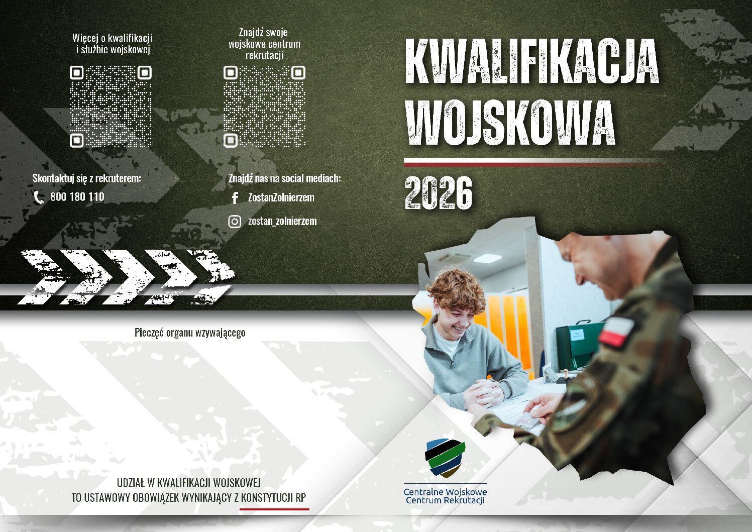 Kwalifikacja wojskowa 2026 w Powiecie Giżyckim. Terminy, miejsce i kto musi się stawić
