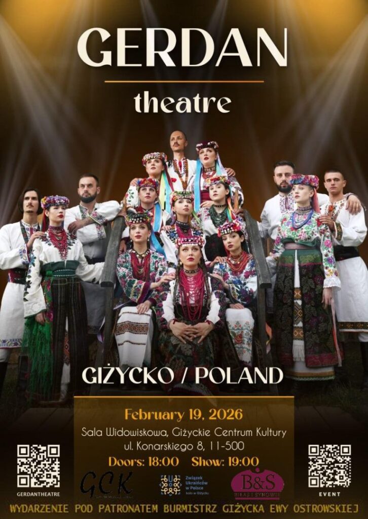 Gerdan Theatre w Giżycku - Muzyczno-teatralne widowisko inspirowane tradycją Ukrainy