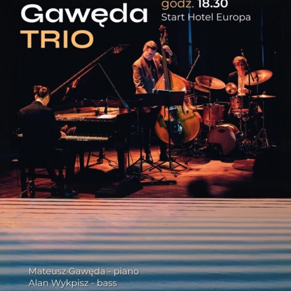 Mateusz Gawęda Trio na Posejdon Jazz Festiwal 2026 w Giżycku