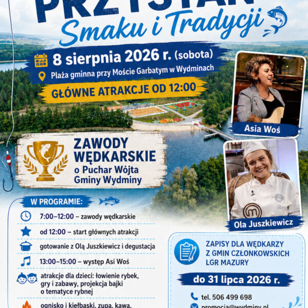Wydmińska Przystań Smaku i Tradycji – 8 sierpnia 2026