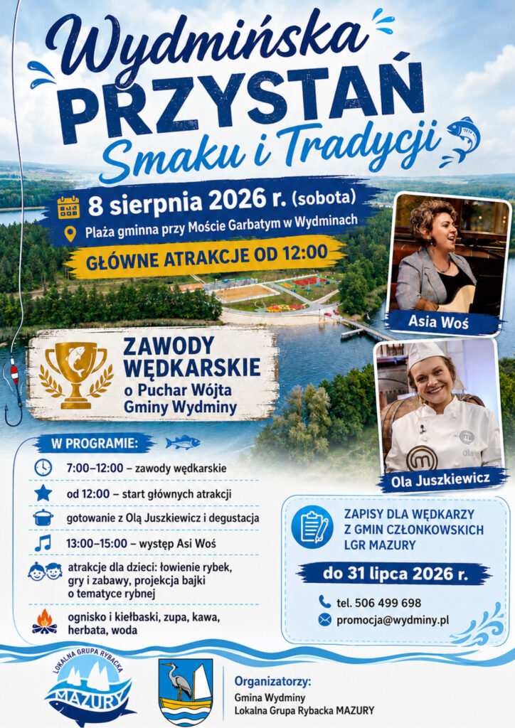 Wydmińska Przystań Smaku i Tradycji – 8 sierpnia 2026