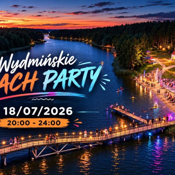 Grafika wydarzenia Wydmińskie Beach Party 18 lipca 2026